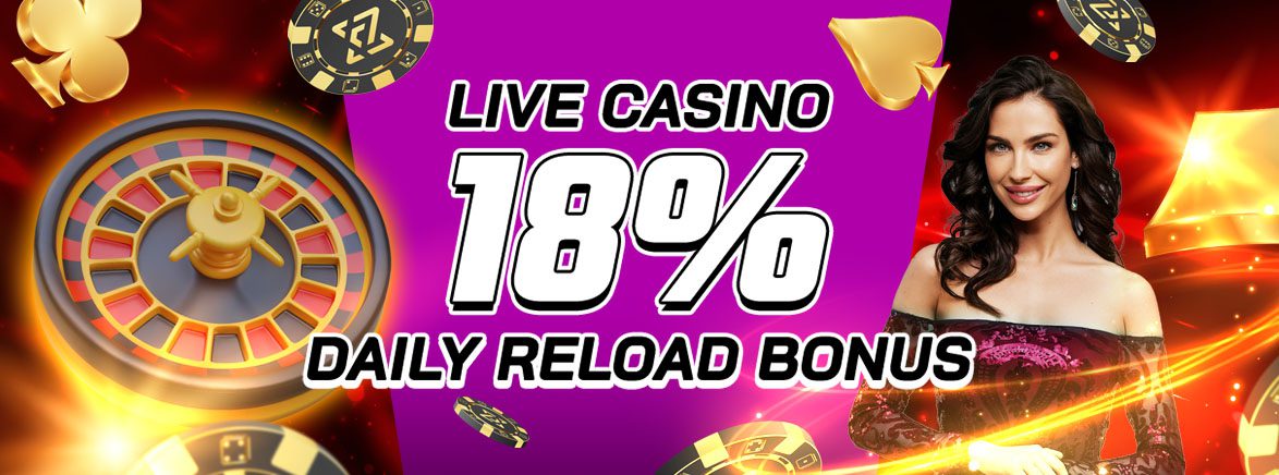 Casino 18% Daily Reload Bonus 5,000 BDT